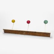 Wooden coat rack