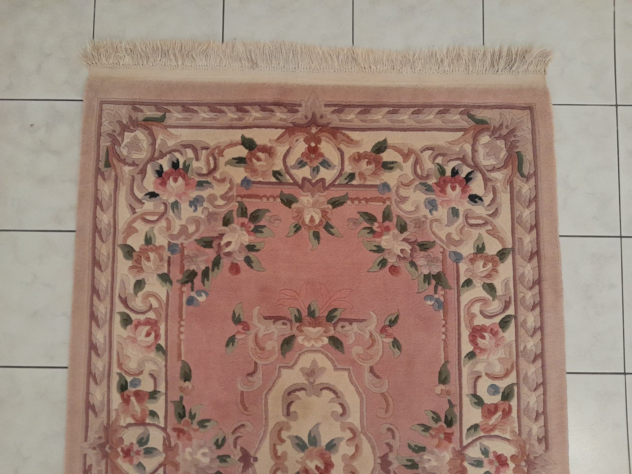 Chinese carpet style Aubusson handmade 186x123cm