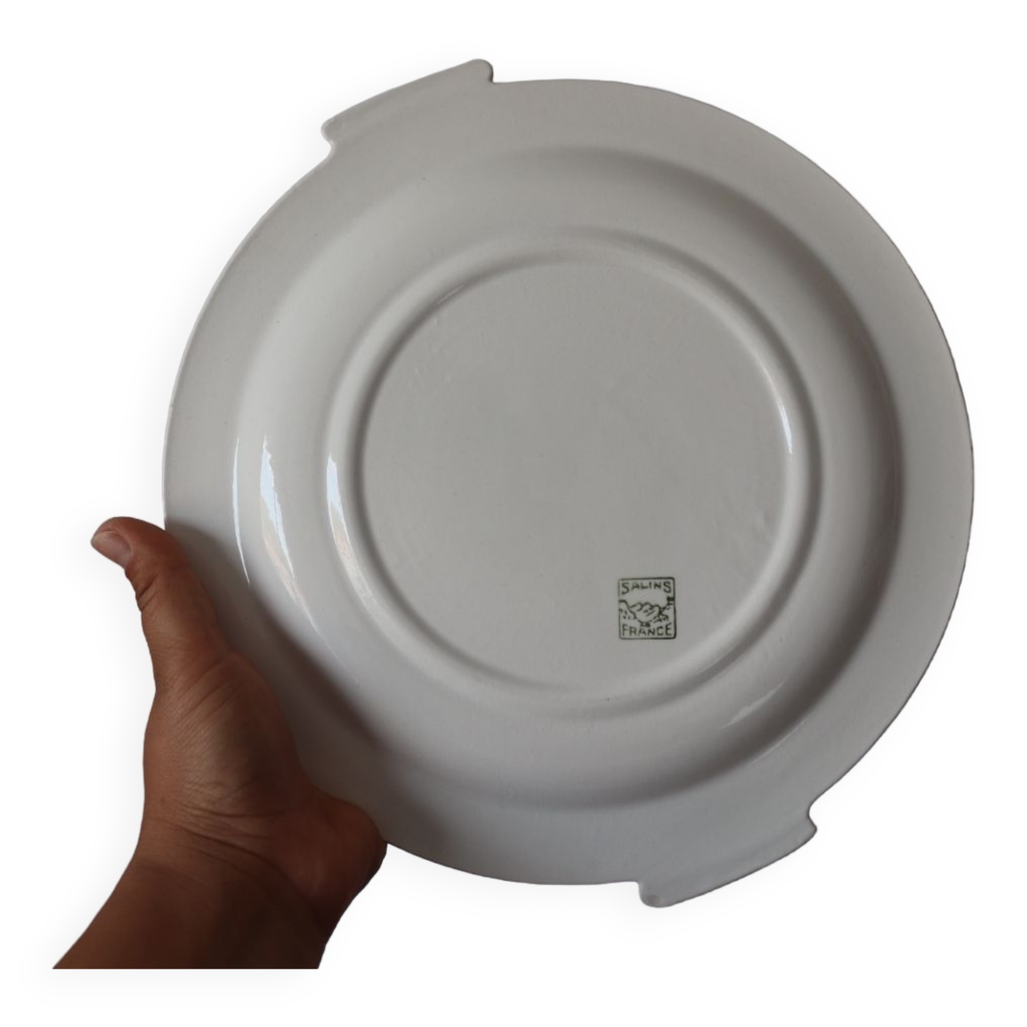 Mint green saline serving dish