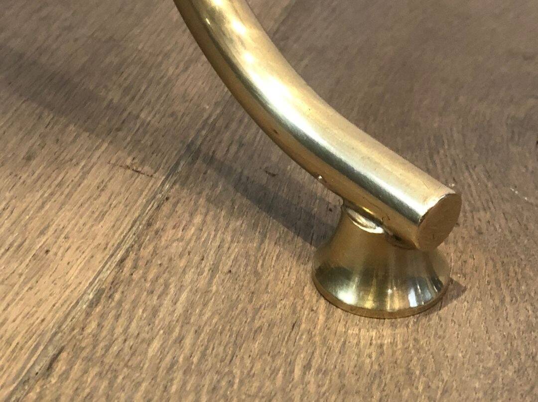 Neoclassical Brass Floor Lamp, in the Style of Maison Jansen