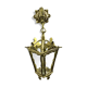 Bronze lantern with starry glasses