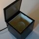 Lampe cube noire Cuboluce Cini & Nils, EO Opi 70s