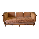 Louis XV bench, 19th century sofa / daybed / couch
