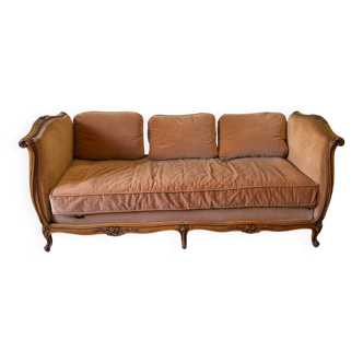 Louis XV bench, 19th century sofa / daybed / couch