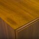 Mid-Century Wall Unit Cabinet and Sideboard in Walunt, 1970s, Set of 2
