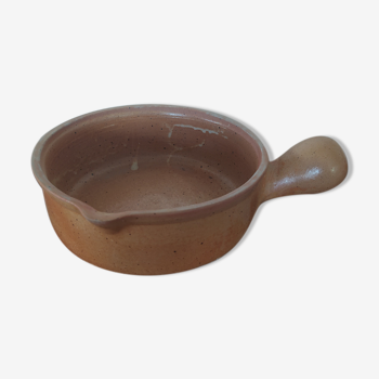 Stoneware fondue pot