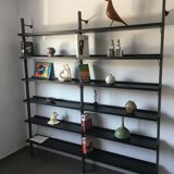 Scandinavian modular wall bookcase pira sweden 60s