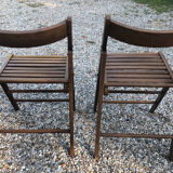 Pair of folding chairs