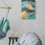 Together In Electric Dreams - Abstract art canvas