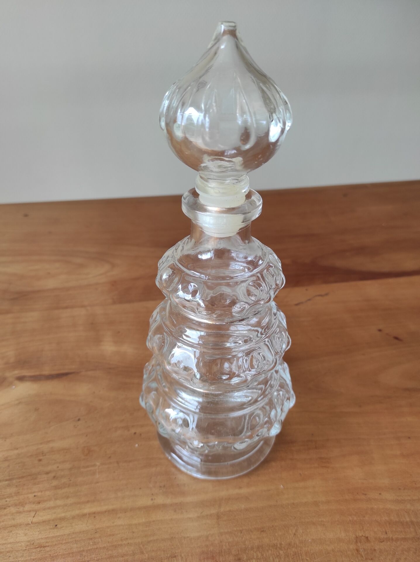 Vintage glass carafe 0.375 L