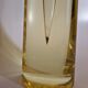 Bohemian soliflore vase, citrine glass