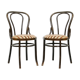 Bentwood 18 dining chairs, set of 2