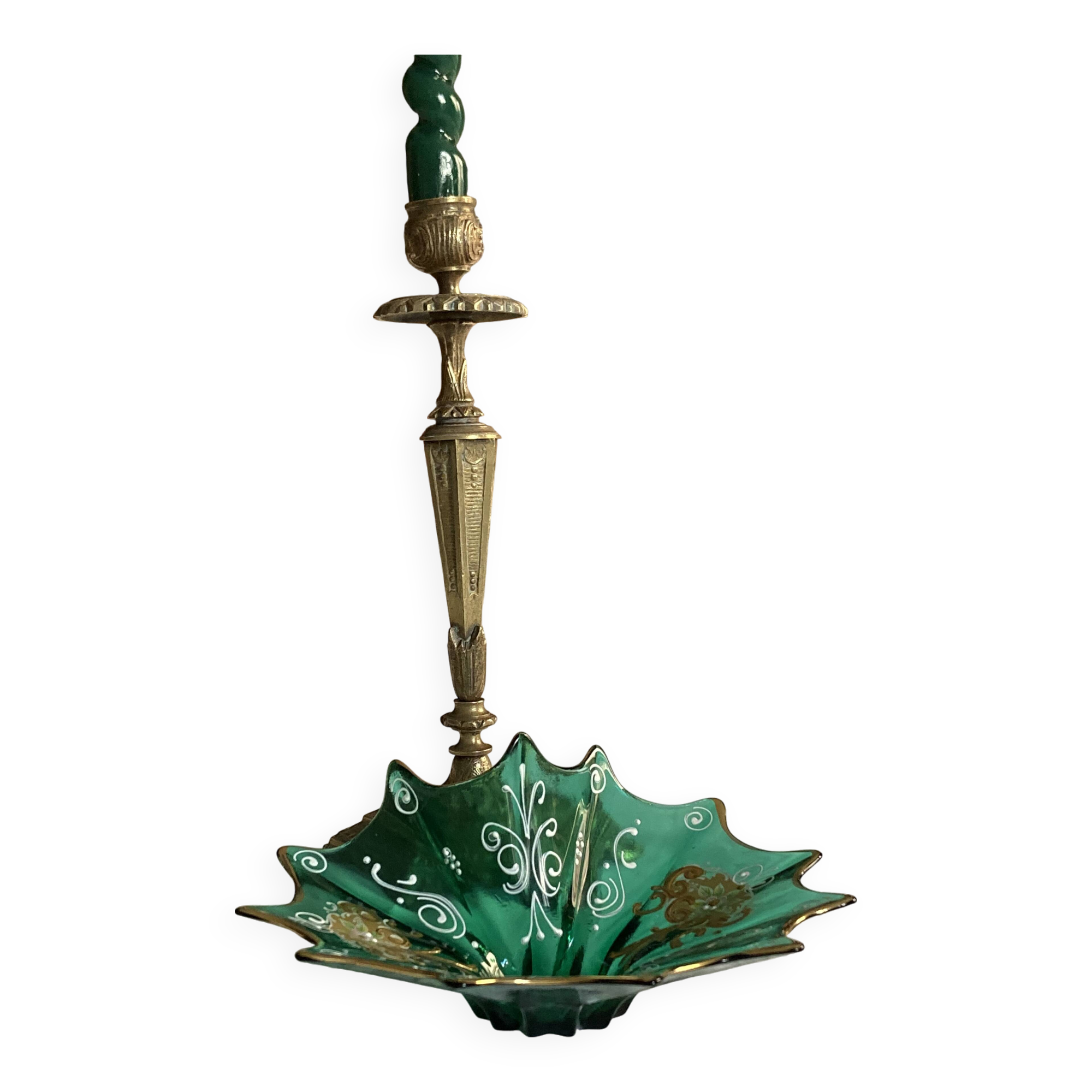 Trefouchi pocket emptier, 24K Murano decoration, signed