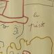 Lithographie, Vive la Piste, Jean Cocteau