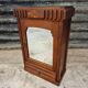 Antique medicine cabinet hanging cabinet Art Deco oak