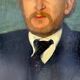 Oil portrait of the writer Fernand Fleuret 92x73cm