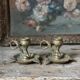 Pair of brass candlesticks