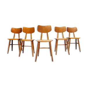 Lot de 5 chaises tout