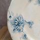 Marguerite ironstone dessert plate – Nouvelle Givors pottery