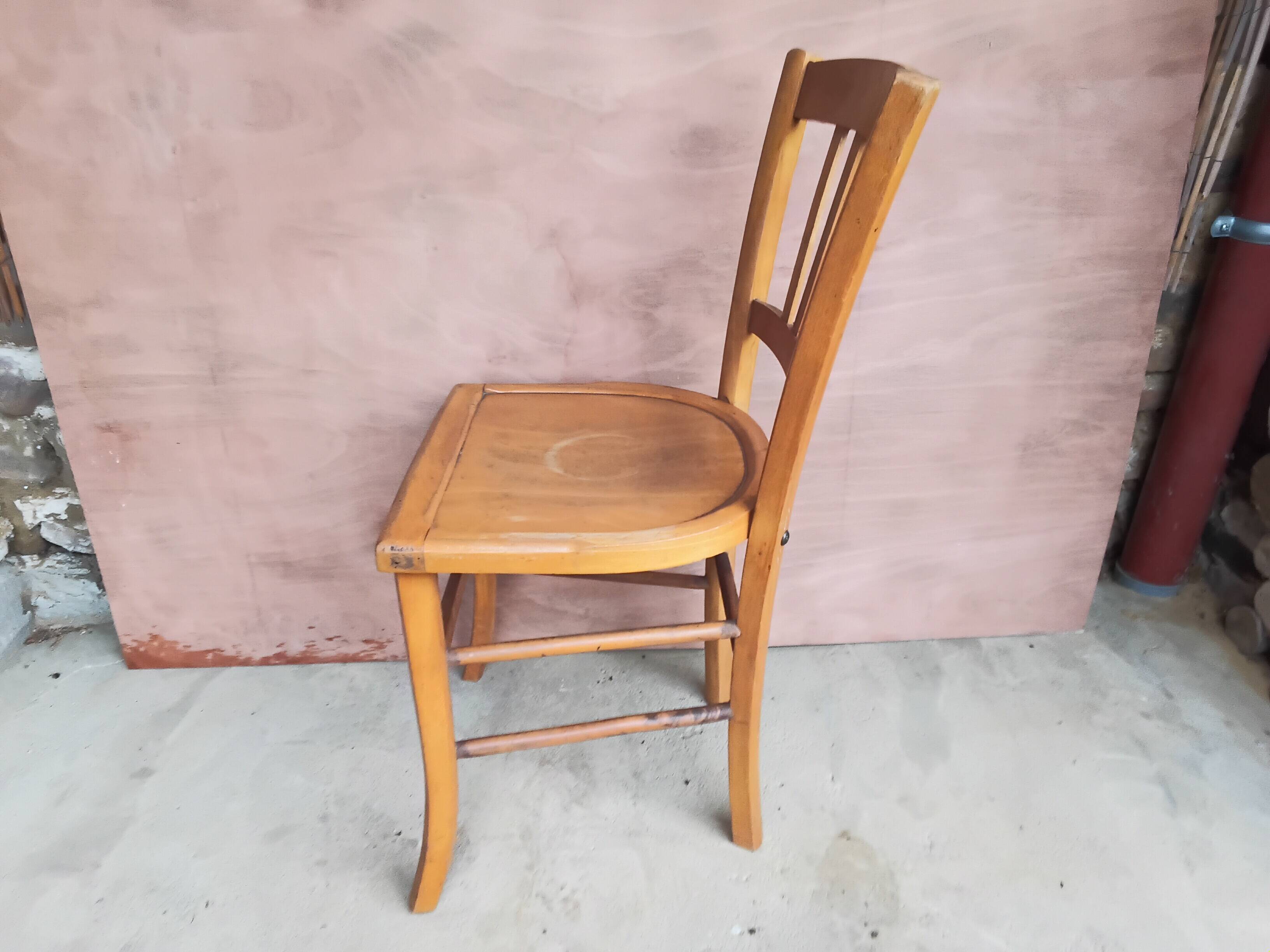 Duo of bistro chairs