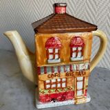 Ceramic teapot house shape bakery cafe bistro