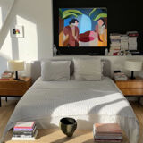 Acrylic painting 100x81cm colorful