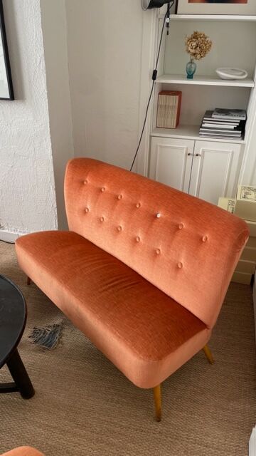 Sofa and 2 vintage armchairs