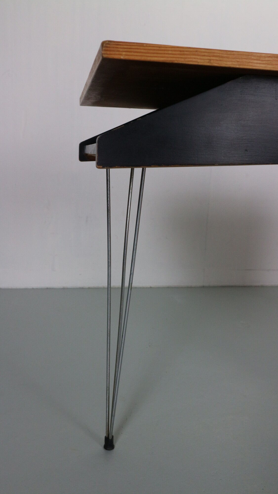 Cees Braakman Desk for Pastoe with Hairpin Legs, 1950 Dutch Design