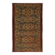One-of-a-kind turkish handwoven vintage rug - rustic vintage charm 260x 158