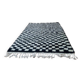 Handmade wool Berber rug 250x150 cm