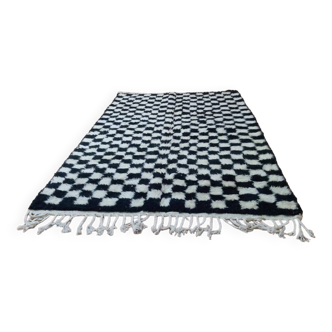 Handmade wool Berber rug 250x150 cm