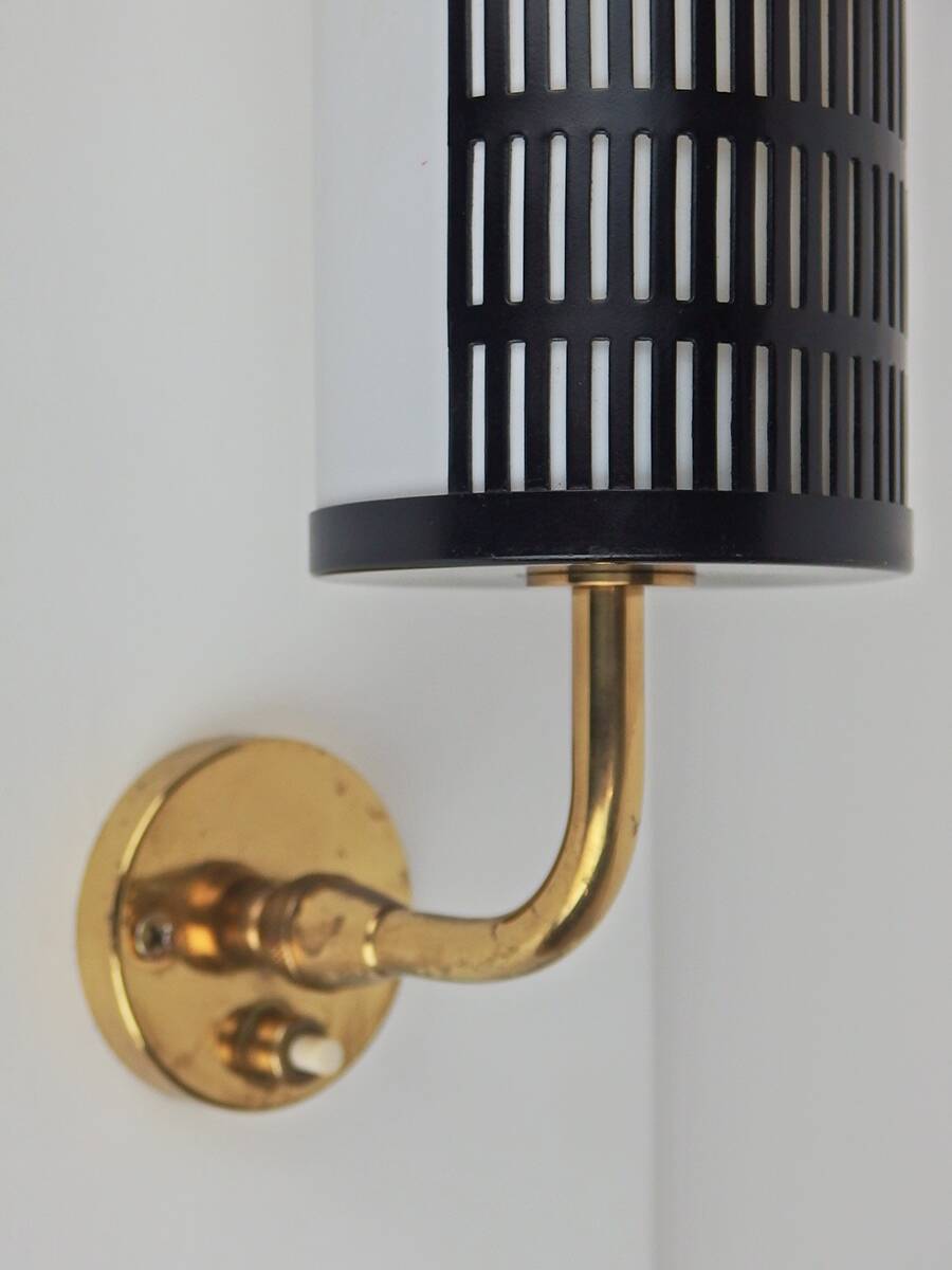 Pair of wall lights attributed to Maison Arlus