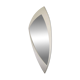 Space Age XXL lacquered wood mirror, France 1970s