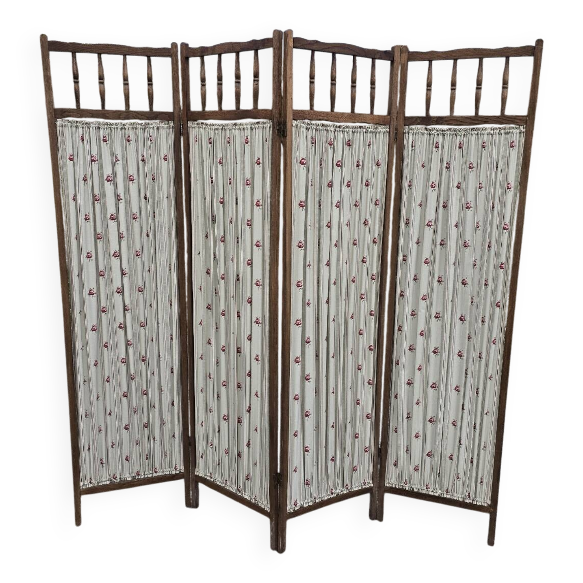 Vintage four-panel screen