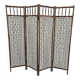 Vintage four-panel screen