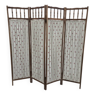 Vintage four-panel screen