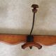 Coat rack turned wood