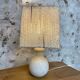 Lampe pierre blanche