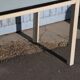 Table formica blue 1960 1970s