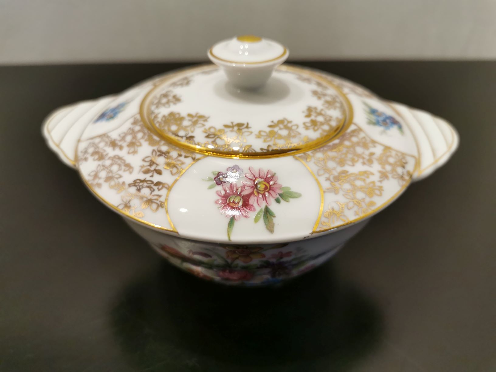 Duo service à thé porcelaine de Limoges estampillé Luce