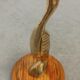Cormoran vintage en laiton sur socle