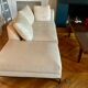 B&B Italia beige leather chaise longue sofa
