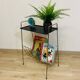 Perforated metal magazine rack