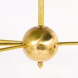 Asymmetrical Chandelier Italian Brass