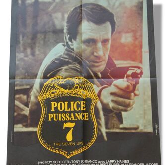 Original movie poster "Police power 7"