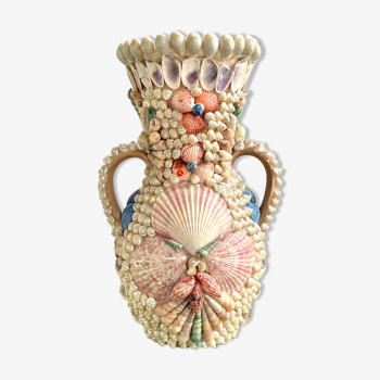 Vase coquillages