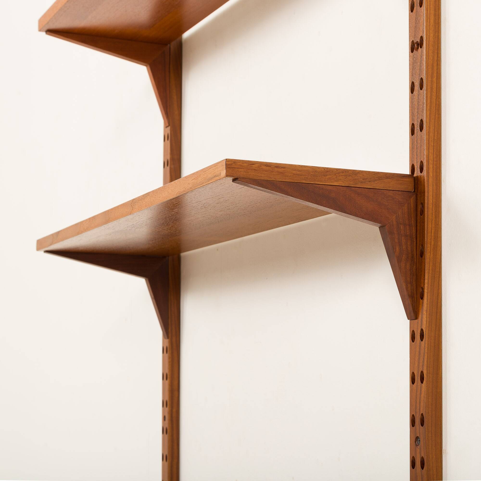 Poul Cadovius shelving unit with a desk, 1960s