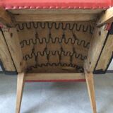 Rock n roll style skai armchair