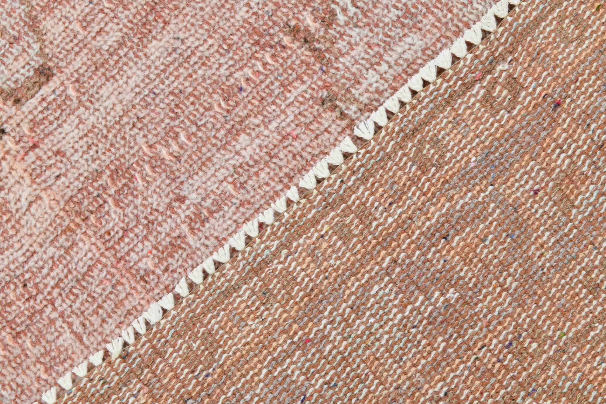Tapis Oushak Rose Vintage, Tapis Turc Vieilli, 171x267 Cm