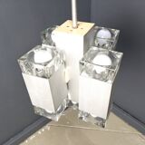 Vintage italian cubic chandelier by Gaetano Sciolari, 1970s